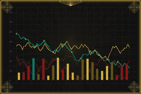 大乐透数据分析师招募装饰艺术风插画
